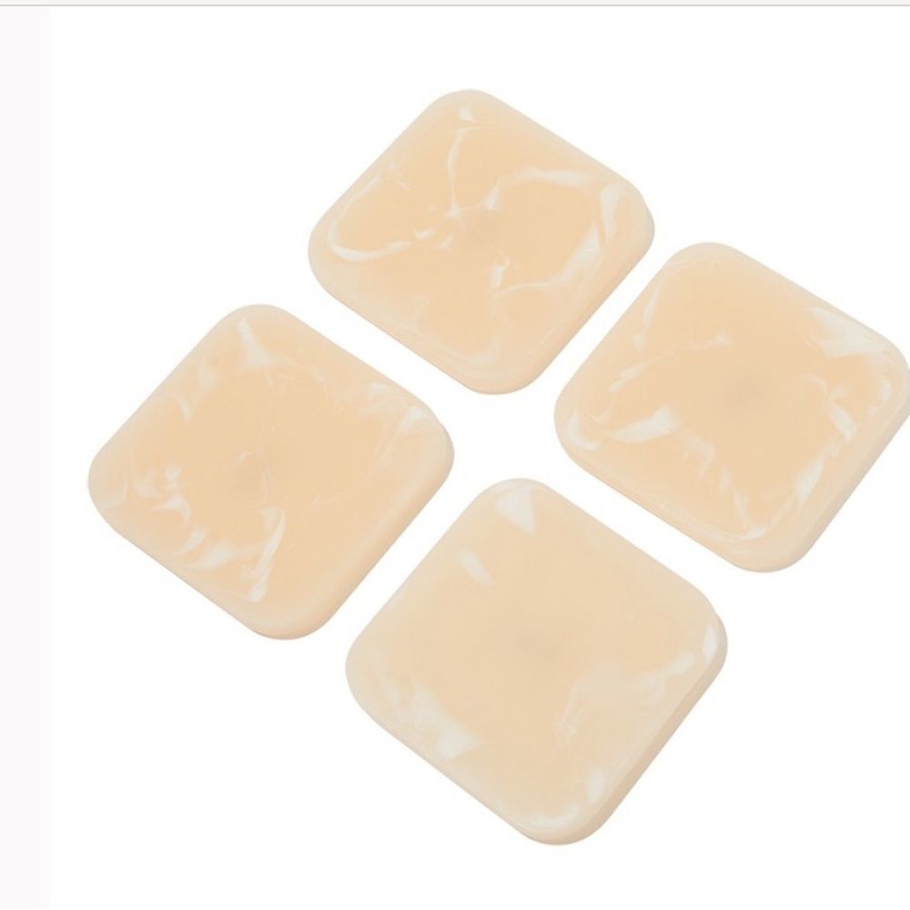 NEW FABFITFUN RI-RI-KU Resin Coasters Set Of 4